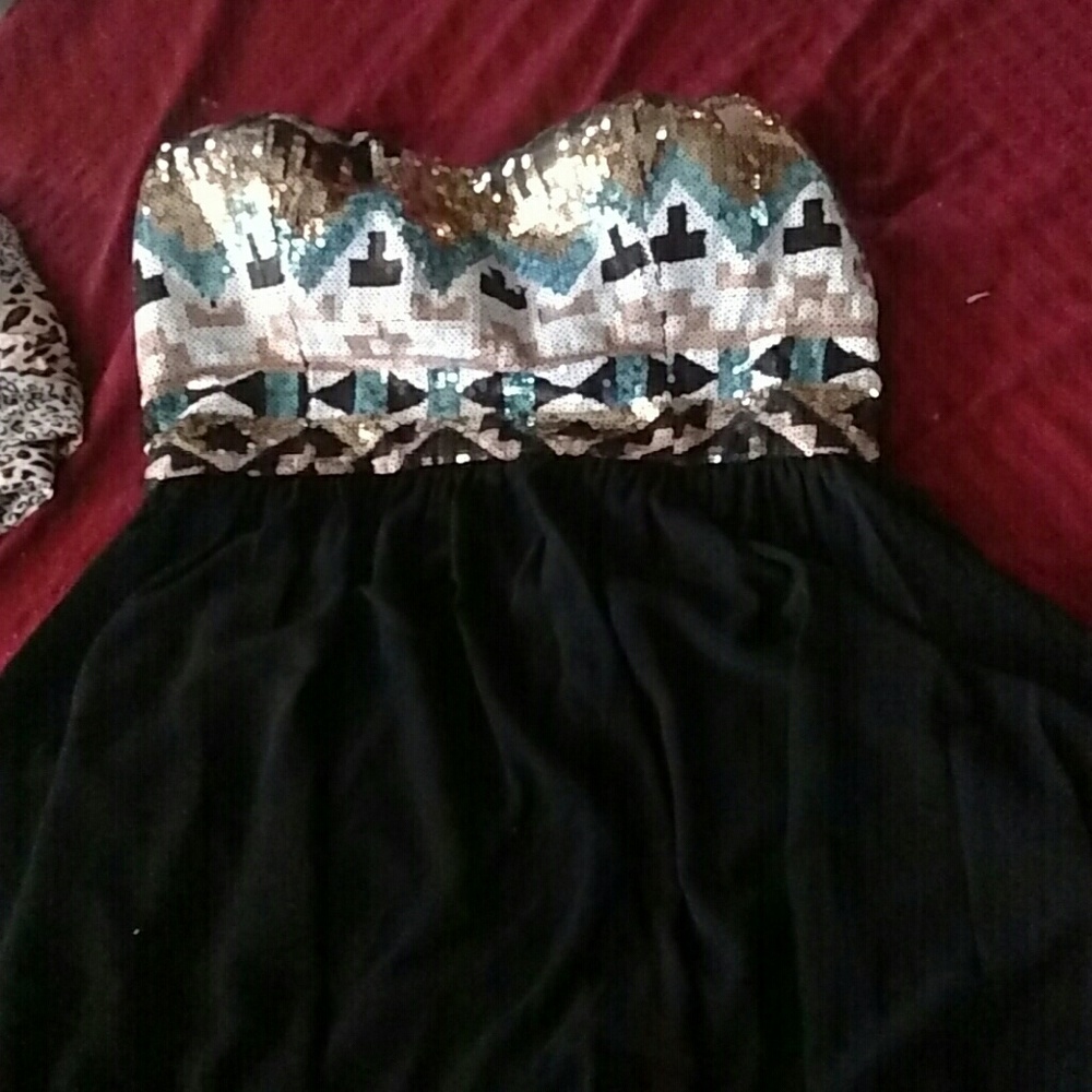 Strapless dress